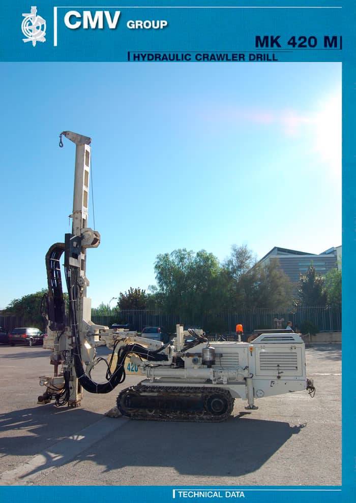 Vendita e noleggio macchine perforatrici - Noleggio perforatrice da piccolo diametro CMV MK 420 M